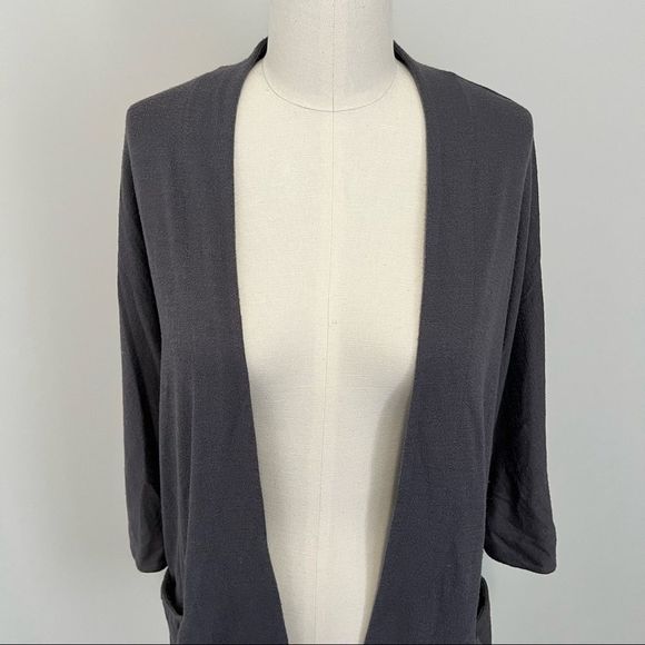Aritzia Wilfred Free Zlata Sweater Cardigan Gray - Picture 5 of 14